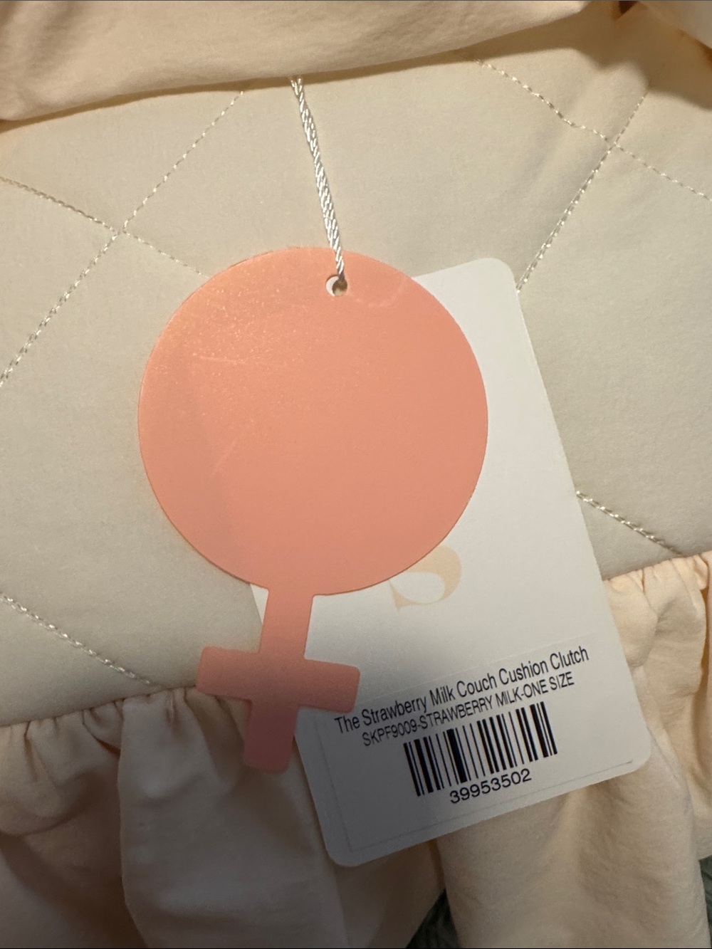 Selkie The Strawberry Milk Couch Cushion Clutch Shoulder Bag - Picture 2 of 4
